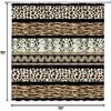 Leopard Print Shower Curtain African Animal Leopard Skin Pattern Stripes Patchwork Creative Art Home Bathroom Decor Fabric Curtain with 12