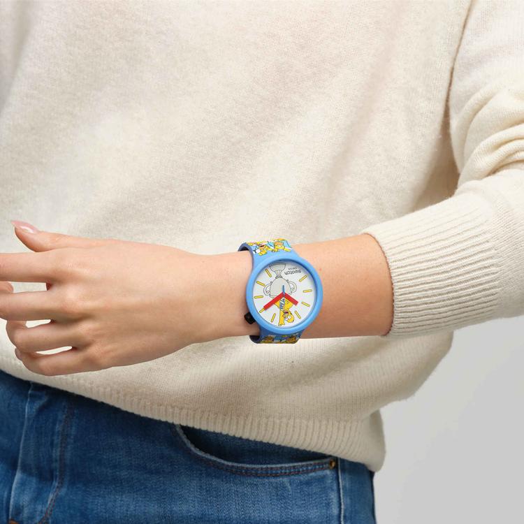 SWATCH Men 47mm White Watch SB05Z100 SB05Z100