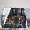Residents Evils Jill Valentine Super Soft Plush Throw Blanket for Kids and Adults Funny Couch Chair Flannel Bedspread Cover