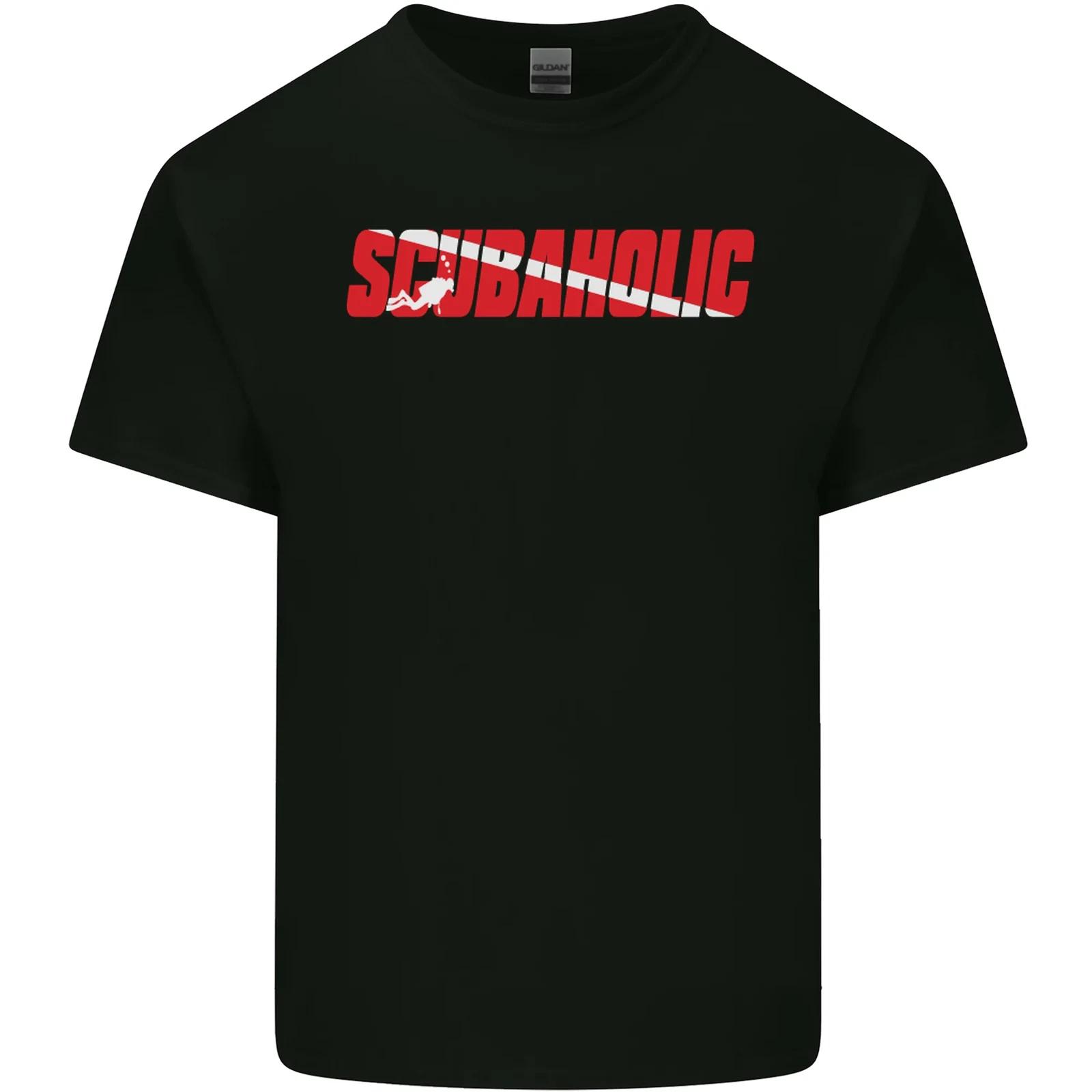 Scuba Diving Scubaholic Diver Dive Kids T-Shirt Childrens S