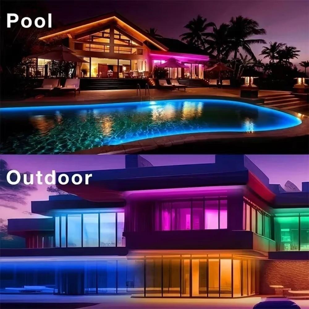 Smart Lights RGB Neon Strip Waterproof Neon Strip Lights Atmosphere Light Gaming Room