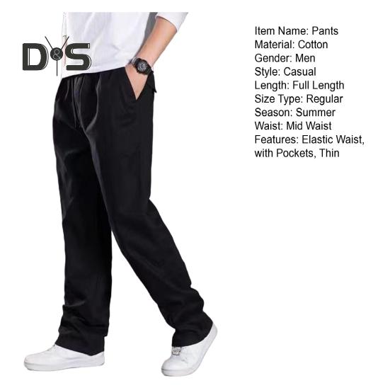 Pánské pracovní kalhoty s kapsami široké nohavice volné cargo kalhoty jednobarevné bavlněné tenké odolné kalhoty streetwear kalhoty pro venkovní turistiku kempování