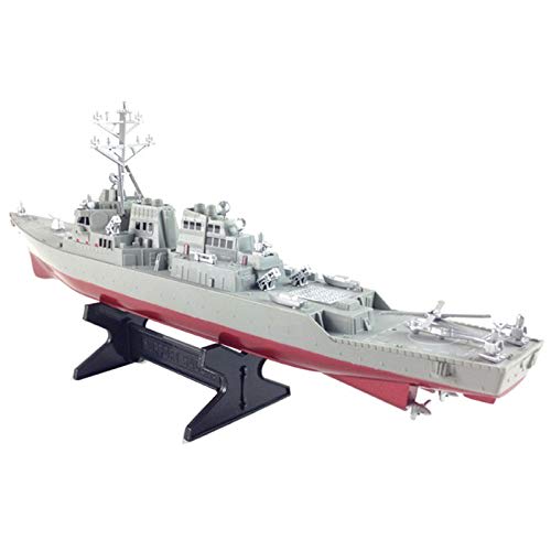 Guided Missile Destroyer Ship Model, Static Toy Display Stand, Warship Model, DIY Educational Toy, Hobby Kids Gift