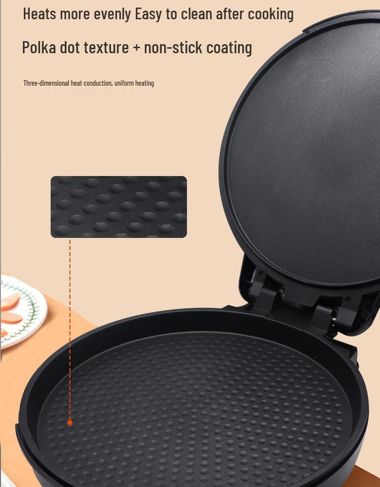 Elektrický palačinkovač s oboustranným ohřevem a prohloubenou plotnou - Komerční a domácí grilovací pánev