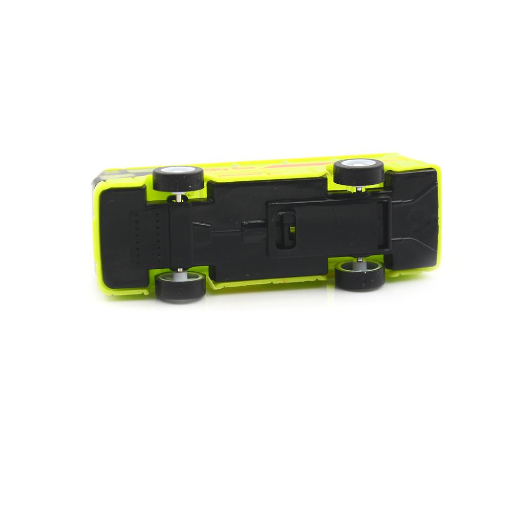Scale School Bus Miniature Car Model Educational Toys For Children Plastic Toy Vehicles Model For Kids Gifts