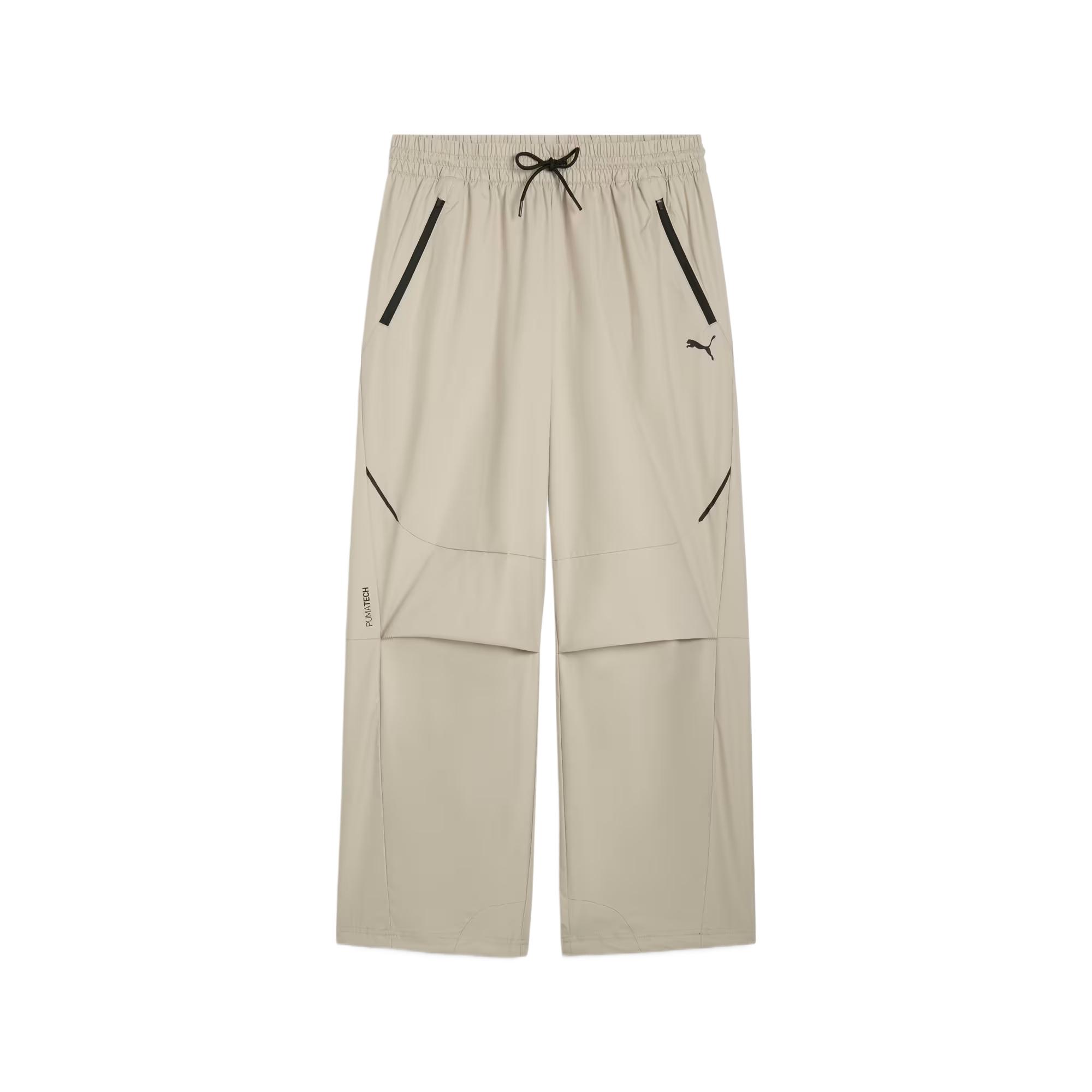 Puma Windproof Lace-Up Mid-Rise Knitted Sports Pants Men bottoms 636036-61 M