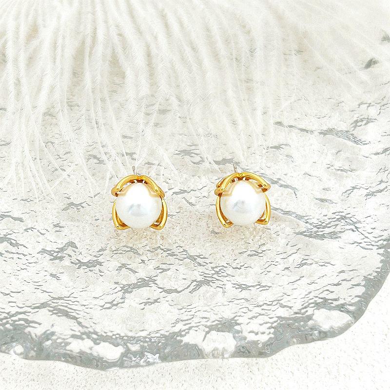 

Korean Gentle Style Simple Versatile Irregular Earrings Earrings золотой