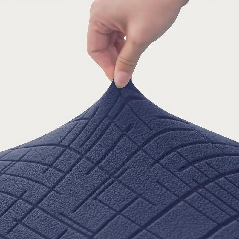 1/2pcs Jacquard Shell Chair Covers Small Armless Dining Chair Slipcovers Spandex Removable Seat Protector for Hotel Home Decor