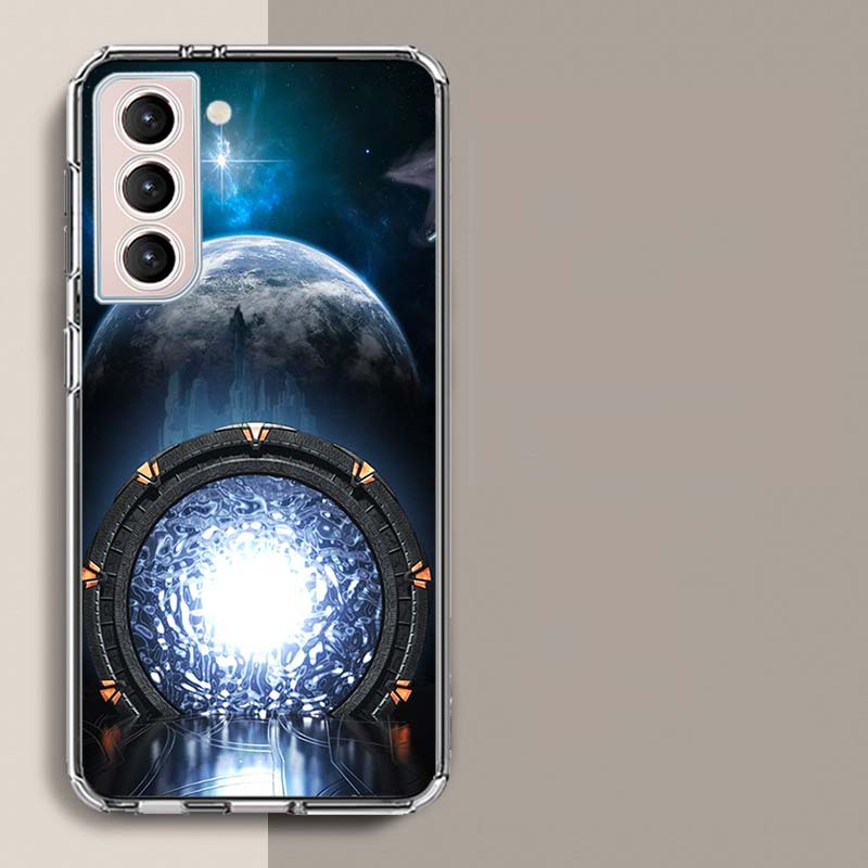 Stargate Atlantis Phone Case For Samsung Galaxy S25 Edge S24 S23 FE S21 S20 S10 Plus S22 S26 Ultra Cover Clear Cases TPU Capa Sh