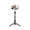 Tech-Protect L05S Bluetooth Selfiestang Stativ & LED-lys Svart