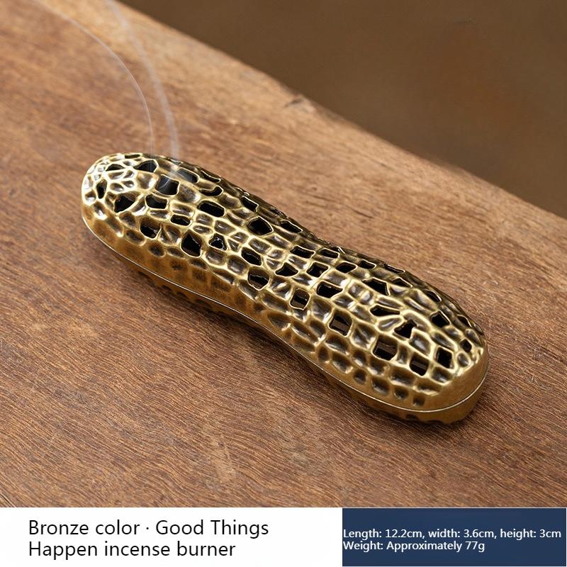 

Creative Zinc Alloy Incense Insert Incense Burner/Religious Supplies Air-purifying Products Household Indoor Desktop Decoration