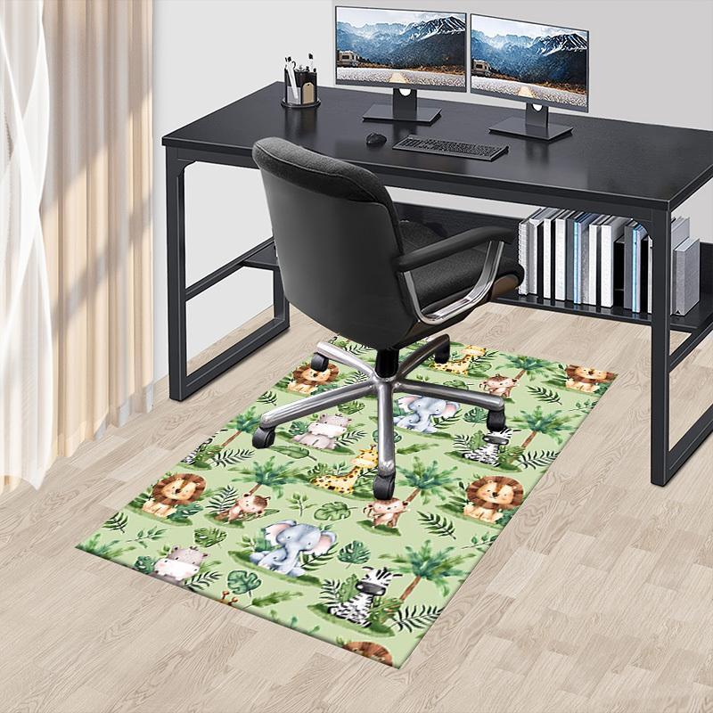1PC jungle animals Extra Large Non Slip Floor carpet, Office, family, bedroom, Studio Large Area Rug Indoor Rugs, Vibrant Colors