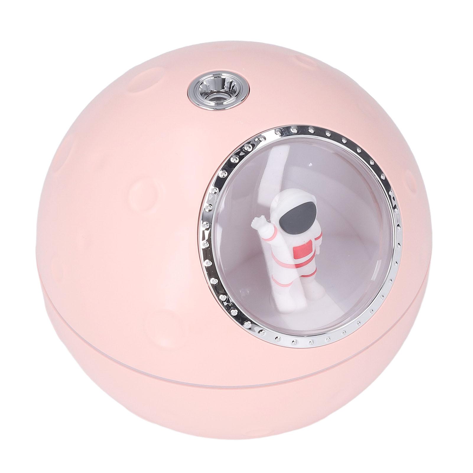 

Увлажнитель воздуха Space Capsule Humidifier с 2 передачами, регулируемый, 300 мл, тихий, милый, с диффузором и розовый