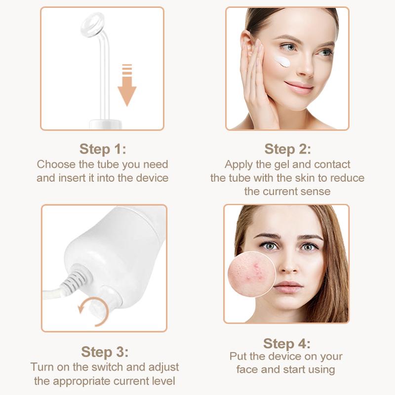 16 Types High Frequency Replacement Electrodes Glass Tube Facial Electrotherapy Wand Acne Spot Remover Beauty Device