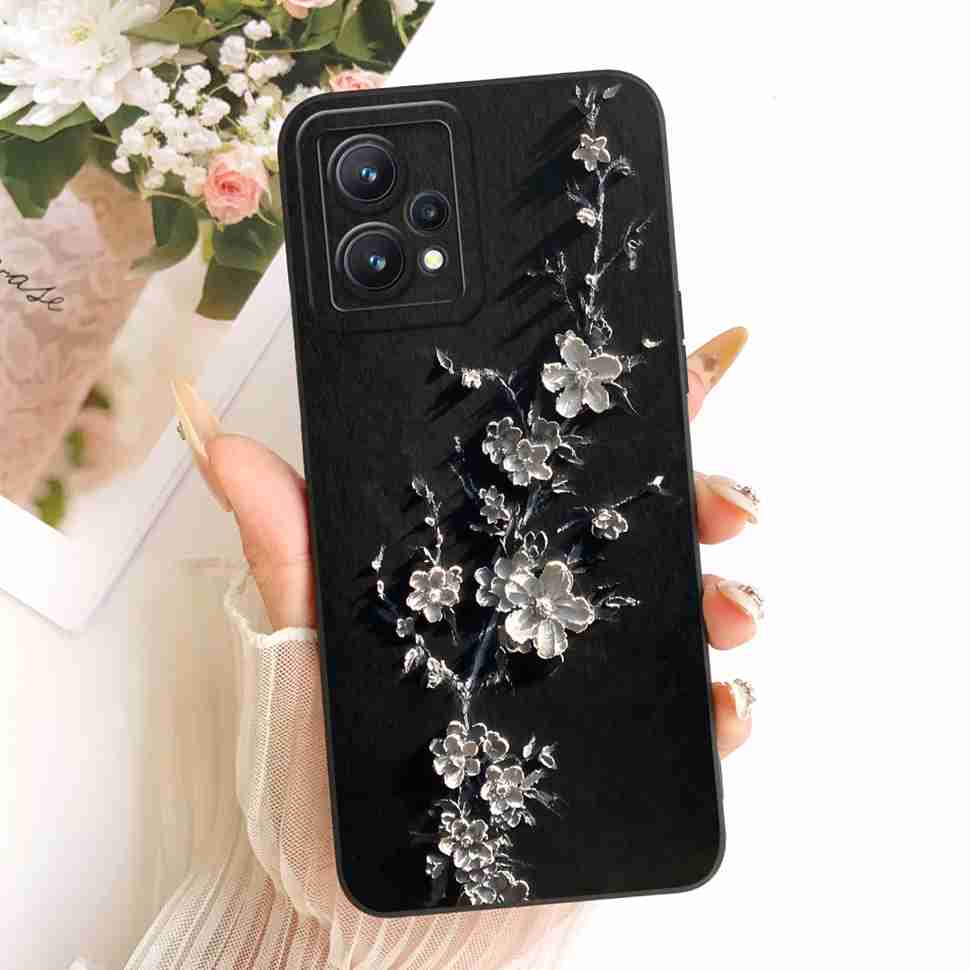 For Realme 9 5G Casing Fashion Butterfly Flower Case For Realme9 Pro 9pro 5G RMX3471 RMX3472 Soft Silicone Back Cover 6.6"
