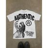Harajuku Letter Graphic T Shirts  Tops Men Women High Street Oversized T Shirt Pro Choice Streetwear Vintage Tee Clothing