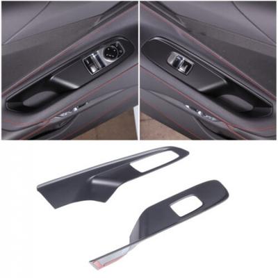 Matte Black ABS Window Lift Switch Panel Cover Trim For Corvette C8 -2025