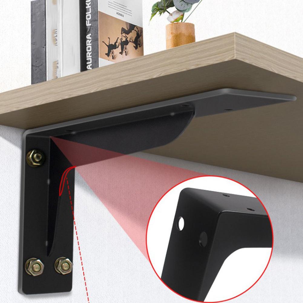 Trojúhelníková police konzola Heavy Duty Nástěnný podpěrný regál Police Stůl Plovoucí police Kuchyňské úložné Nástěnné police Regálový hardware