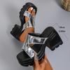 2025 Trendy Roman Platform Sandals: Height-Increasing, Versatile & Thick-Soled for Summer