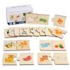 Interactive Wooden Learning Toy – Fun Animal & Number Matching Game for Shape Recognition & Early Math Skills, Ideal for Kids