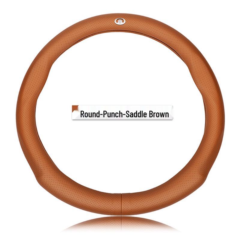 Premium Echtleder Lenkradbezug für Great Wall: Fengjun 5, 6, 7, M4, C30, Kanone, C50, M2
