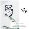 Golwis Panda Wall Clock, Cute Wall Clock with Pendulum, Stylish Animal Design, Nordic Style, Silent Analog Clock, Lightweight, Perfect Christmas Gift,