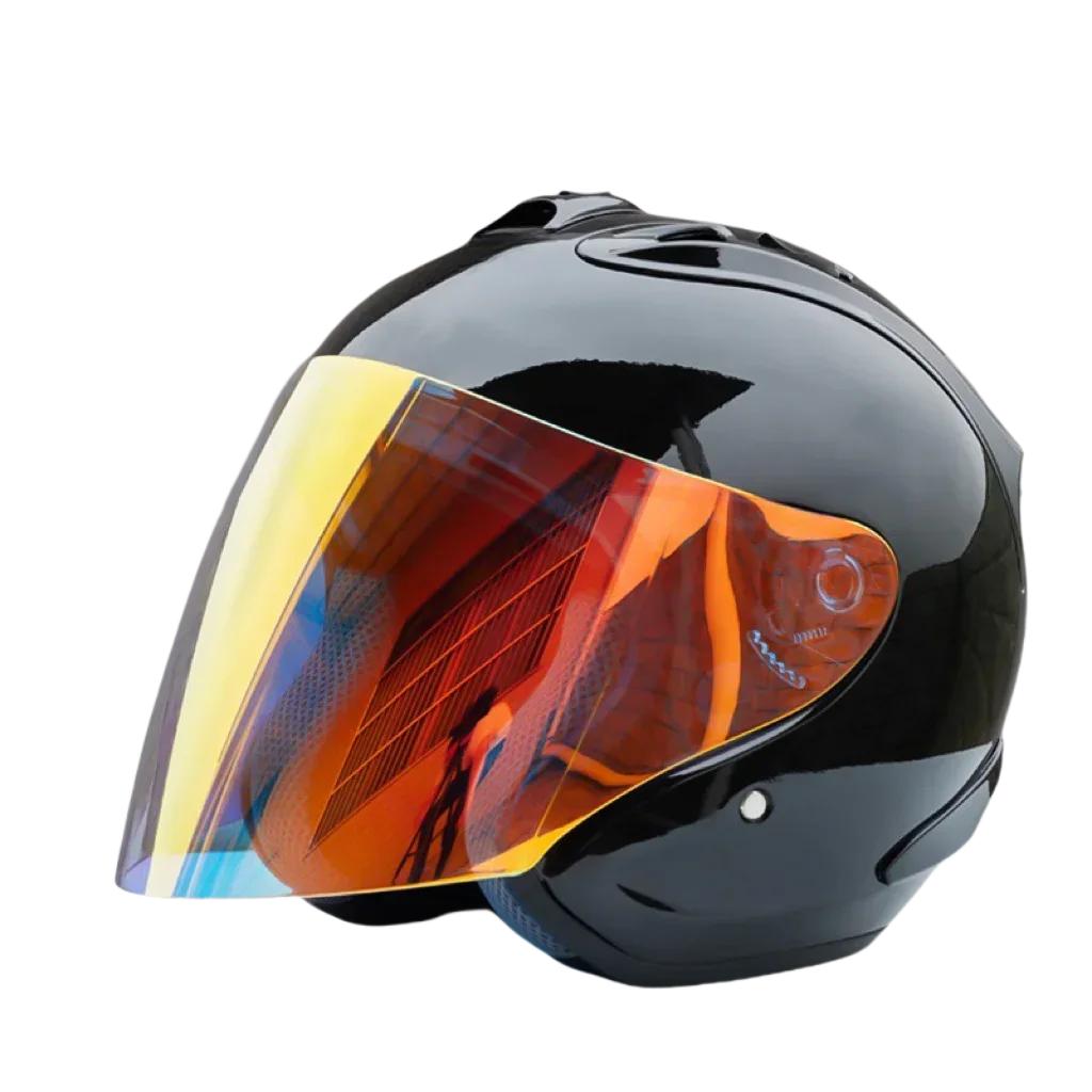 SZ Ram 4 Bright Black Half Helmet Men and Women Motorcycle Off-Road Summer Helmet Downhill Racing Mountain Cross Casco Capacete