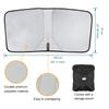 Copertura Parasole Riflettente per Parabrezza Auto Anteriore Posteriore Visiera Parasole Blocco Calore Ombra Pieghevole Estiva UV Tendina Protettore