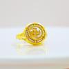 Ring mit drehbarem Windrad im ethnischen Stil für Damen - Inspiriert vom Design Südostasiens und Thailands