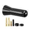 Car Antenna Carbon Fiber Car Antenna Short Antenna Car Antenna Decoration DIY Car Fix Antenna (Black)
