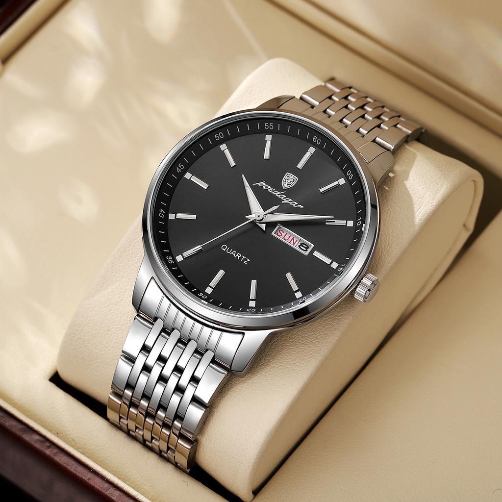 Men's mechanical watches, waterproof business quartz men's watches, men's wristwatches