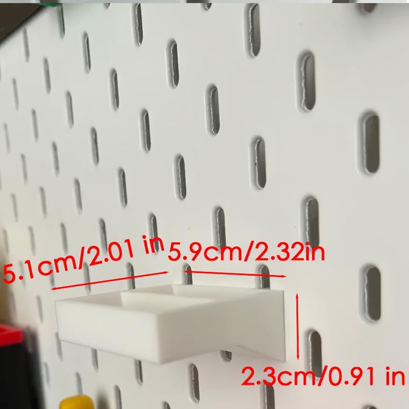 1pc Pliers And Scissors Storage Rack White Plastic Tool Storage Holder For IKEA Skadis Workshop Storage Parts