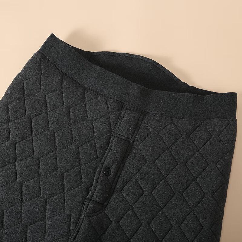 LANGSHA Men's Thickened Thermal Fleece-Lined Pants