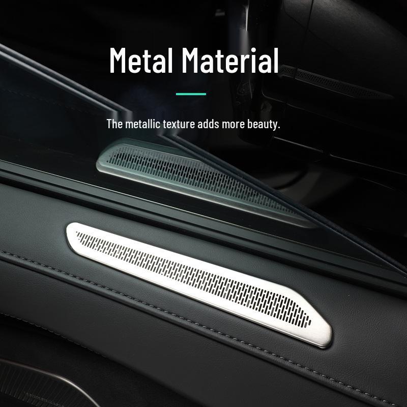 Lynk & Co 10emp Car Door Air Vent Metal Interior Decoration Sticker