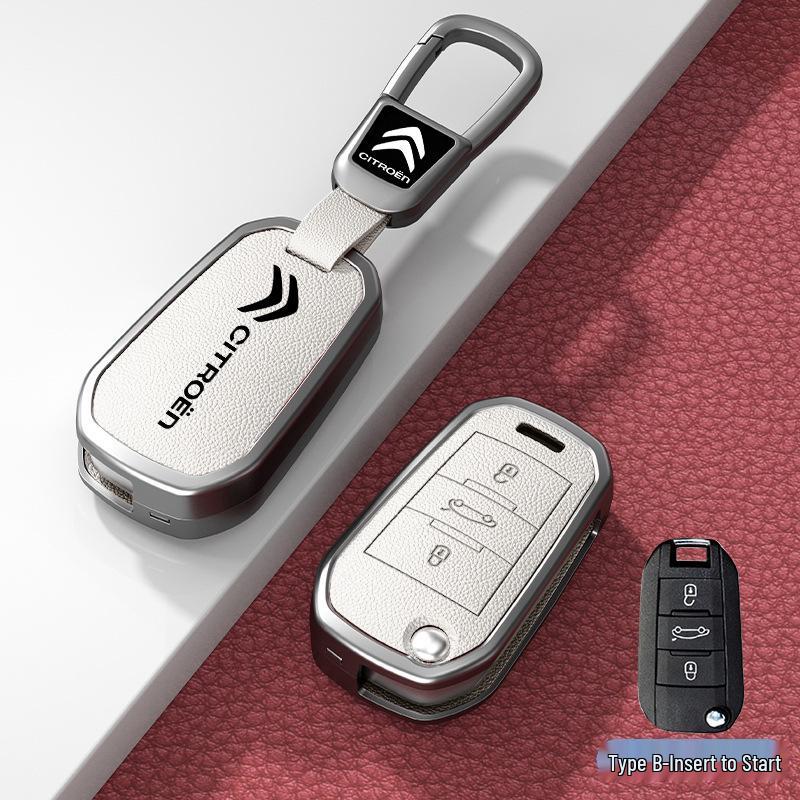 Car Key Cover & Buckle for Citroen C3XR, C4L, Tianyi, C5, C4 Sega, Elysee, C6 Models