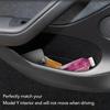 For Tesla Model 3 Highland 2026 Car Door Side Storage Box Front Rear Side TPE Door Storage Organizer Tray Interior Accessories