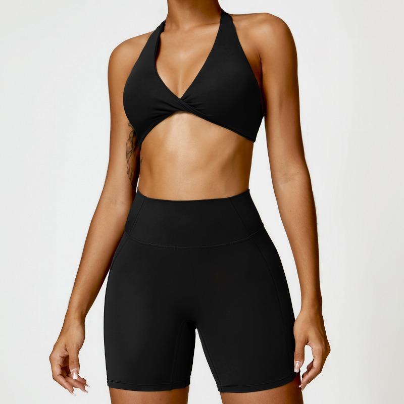Winter tight back yoga suit quick-drying fitness suit outdoor running sports suit women S