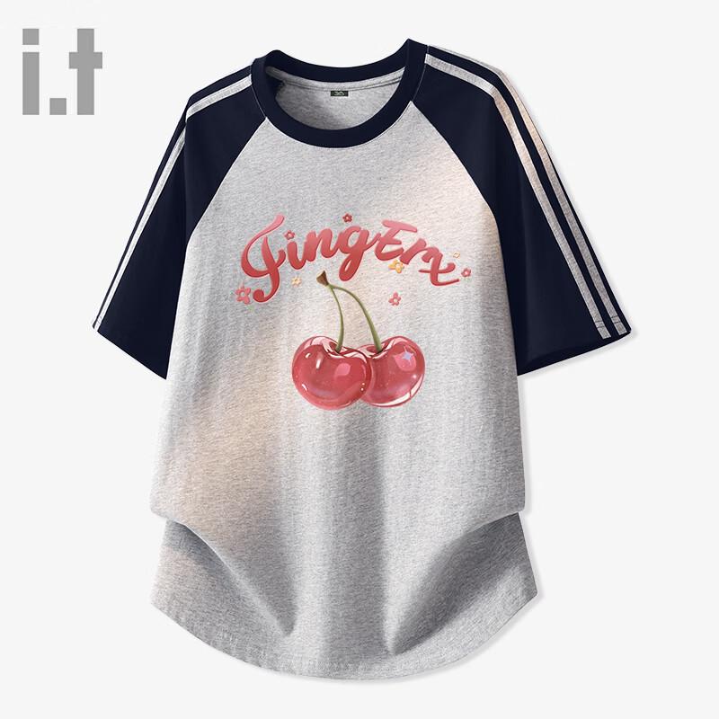 Fingercroxx IT Women s Contrast Raglan Short Sleeve T-Shirt XL