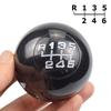 6 Speed Car Manual Gear Shift Knob Chrome Car Gear Shift Knob Shifter Lever Handball For Alfa Romeo Giulietta 2010-2019