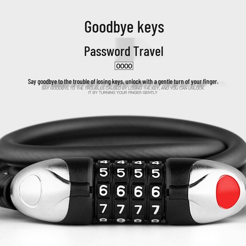 Yaphtes Bicycle Combination Lock