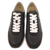 Used AUTHENTIC HERMES EASY Sneakers Black Calf Leather