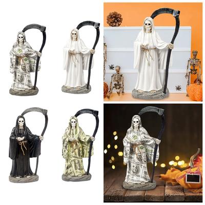 New Fashion European Reaper Death Statue Resin Craft Desktop Decoration Desktop Ornament A Gift For Halloween