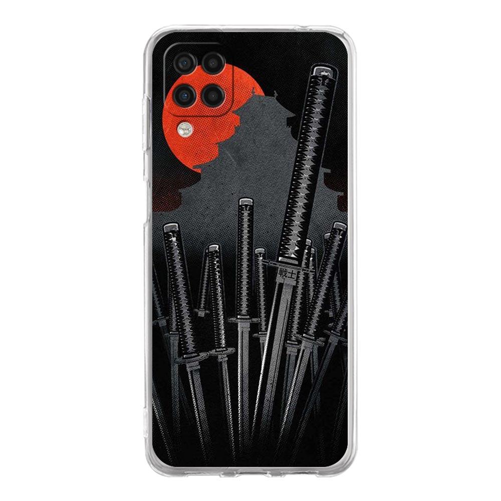 Case For Samsung Galaxy A13 A23 A33 A53 A73 5G A51 A71 A21S A12 A11 A31 A41 A01 A03s A52 A32 A22 Cover Japanese Bushido Samurai