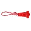 Natural Cotton Rope Toy Dog Chew with Pull Rope, Interactive Tug of War Durable Toys Toy, Teeth Cleaning Treat Dispenser for Aggressive Chewers
