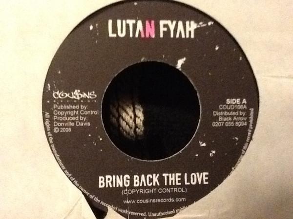 

7inch Record LUTAN FYAH, JOHN MOUSE - Bring Back The Love/ In New York COUD106 Cou$ins Records 2008 Jamaica Reggae, Ska & Dub Used