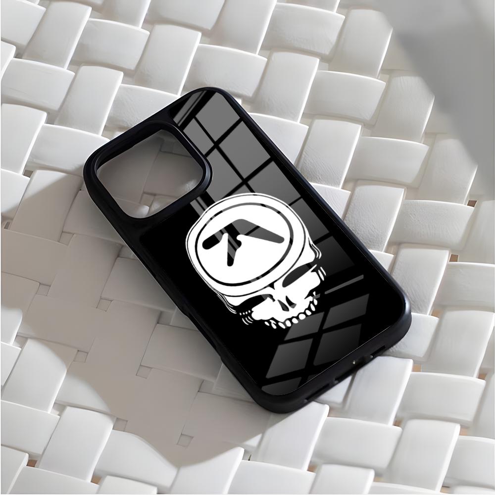 Aphex Twin Symbol Logo Phone Case For Iphone 17 Air 16 15 14 13 12 11 Pro Max Mini Fundas Shell PC+TPU Cover