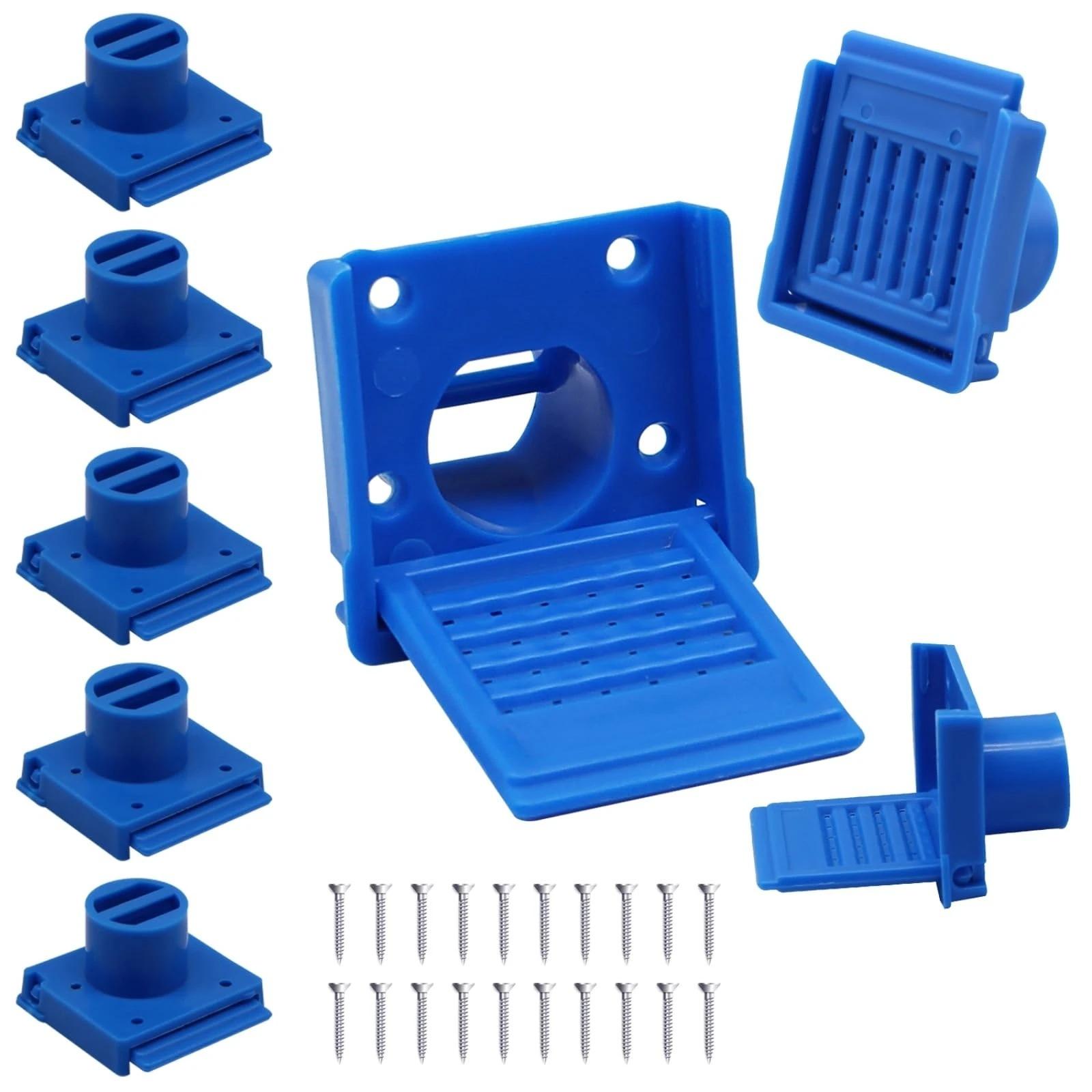 

5 шт. Стільниковий пристрій для втечі, Стільникові вхідні двері, Стільникове вентиляційне вікно, Стільникові вхідні двері, Стільниковий набір, Бджільницькі інструменти 5pcs