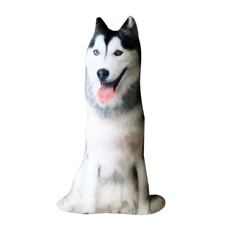 6 Stile 20cm 3D Biegbare Hunde-Wurfkissen Kreative Lustige Stofftiere Plüschtiere Spielzeug Erwachsene Kinder Geschenke Heimdekoration