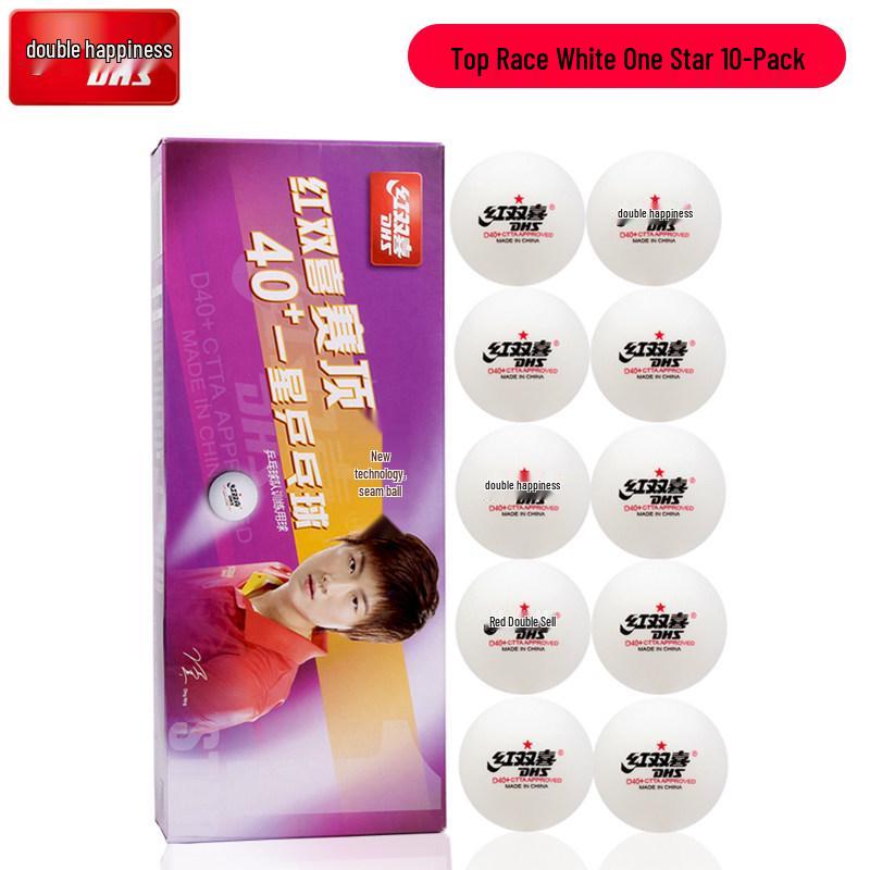 

Шарики для пинг-понга Двойное счастье: Соревнования 3 звезды, тренировки 1 и 2 звезды, для использования в помещении и для домашней игры 40+ (Токио WTT)