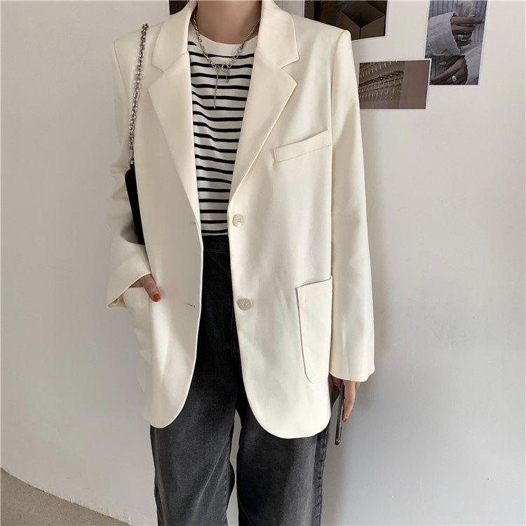 Vår Høst Koreansk versjon Design Loose Sense Minority Senior Hong Women Style Leisure Street